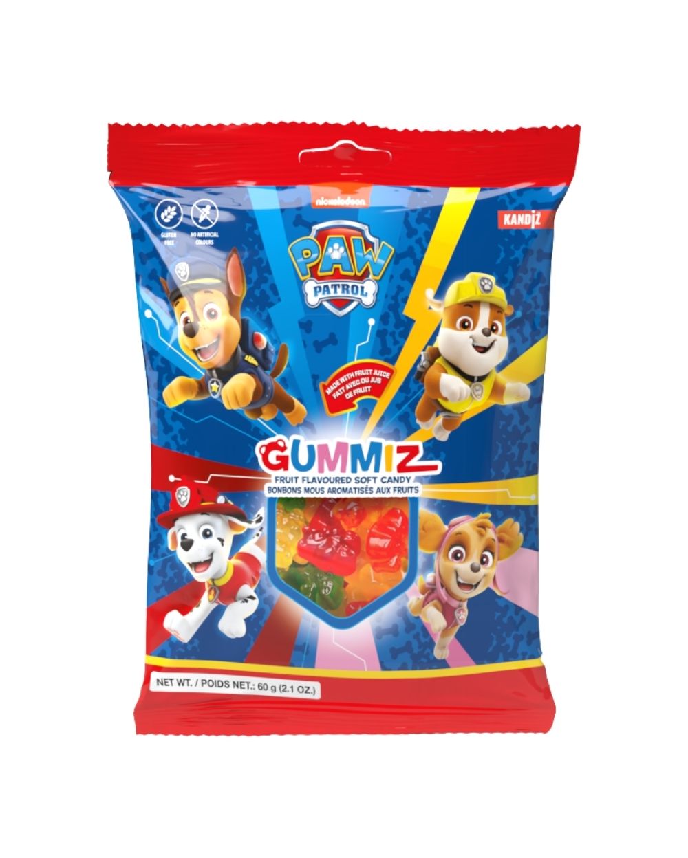 Paw Pawtrol Gummiz Fruit